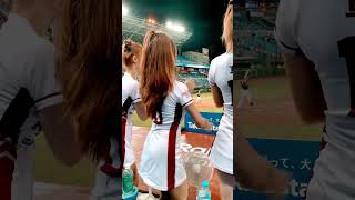 髮香視角｜橘兒 let's go三振他｜20230702 #rakutengirls #cheerleader #sohots