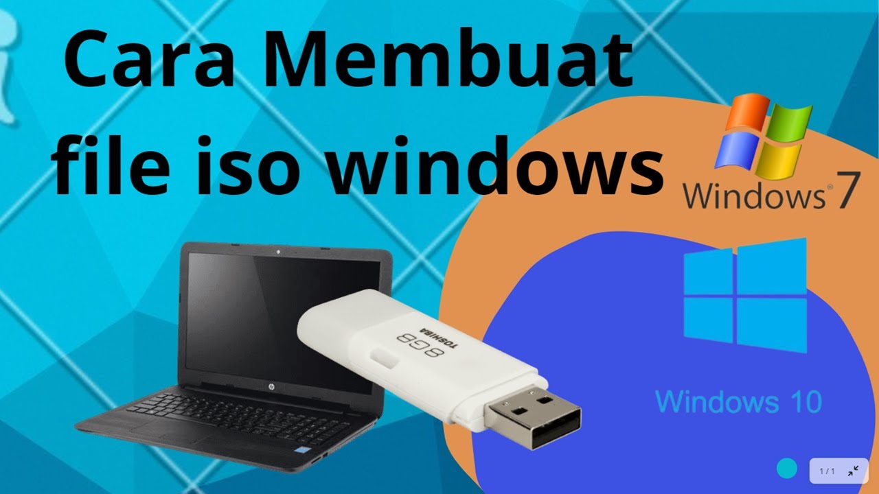 Cara Membuat File Iso Windows - YouTube