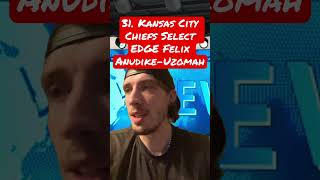 Kansas City Chiefs Select EDGE Felix Anudike-Uzomah 31st Overall