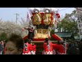 2012 高屋祭り・西上太鼓台　神社にて