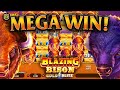 Blazing Bison Gold Blitz 😱 Review & Bonus Feature 😱 NEW Online Slot EPIC Big WIN! - Fortune Factory