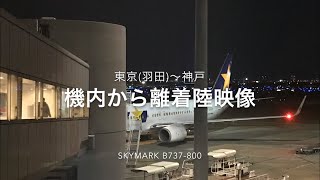 【機内から離着陸映像】SKY117便 (羽田～神戸)