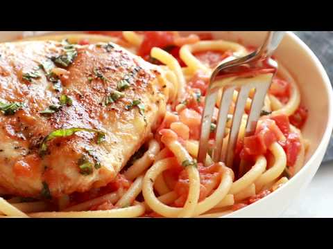 Garlic Basil Barramundi Skillet with Tomato Butter Sauce Recipe