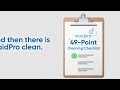 limited time offer save $75 maidpro 49 point checklist 16x9