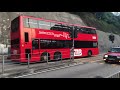 前龍運的e500 填上紅巴顏色 kmb ateu37 32h dennis e500 在茘景站駛離