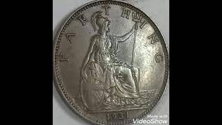 1931 Great Britain \u0026 Big coin Fart Hing, coin value and price rare .