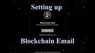 Setting up G999 Blockchain email