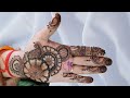 simple Arabic mehndi design for hands/ beautiful stylish mehndi design/ easy mehndi design 2024