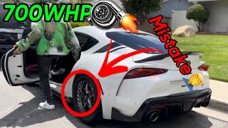 I bought a Used 700WHP Supra but there’s ONE thing… Mistake?! | ECUTEK