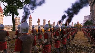 Римская армия штурмует город с лучниками \ Ultimate Epic Battle Simulator.