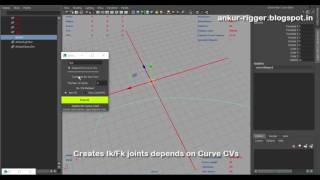 Joint On Curve Tool : Maya Python