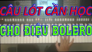 CÂU LÓT CƠ BẢN CHO ĐIỆU BOLERO AI CŨNG DÙNG | TRẦN KHÁNH