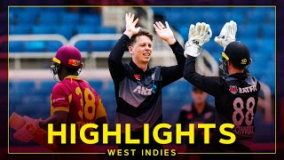 Highlights | West Indies v New Zealand | Spinners Star For Away Side | 2nd West Indies T20 Series