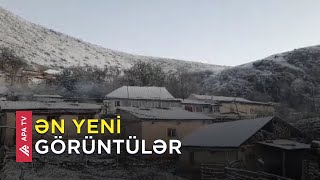 Azərbaycana qar yağıb - APA TV