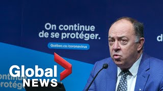 Coronavirus: Quebec health minister faces questions on vaccine registrations | FULL