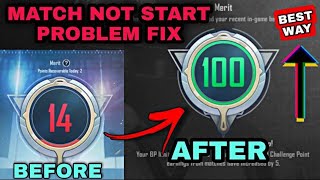 How to increase merit in bgmi fast - full Explained - Insufficient Merit. Cannot start the game. fix