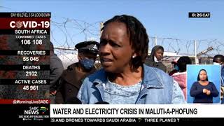 Water and electricity crisis in Maluti-a-phofung