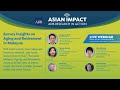 Asian Impact Webinar 66: Survey Insights on Aging and Retirement in Malaysia