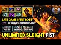 UNLIMITED SPAM SLEIGHT OF FIST MID Ember Spirit Max Slotted Item 100% Hard Counter Broodmother DotA2