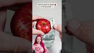 Peel apple in 10 seconds #apple #peeling #fruit #juicewrld