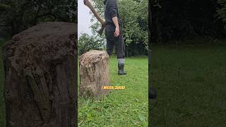 JAK PORĄBAĆ DREWNO BEZ SIEKIERY 🪓 #tutorial #bushcraft #drewno #poradnik