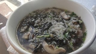 蚝仔汤饭 Oyster Rice Soup Recipe