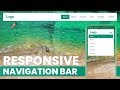 Responsive Navigation Bar | Html CSS
