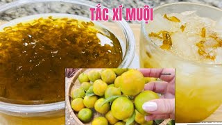 Cách Làm TẮC XÍ MUỘI Nước TẮC Trong Vỏ Mềm KO Bị ĐẮNG Để Được Lâu HÁI TẮC SAU VƯỜN