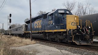 Lots of Cool Power feat. INRD Slugset and CSX ET23DCM! Terre Haute, IN Early December