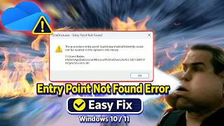 OneDrive.exe Entry Point Not Found Error – Easy Fix (Windows 10/11)