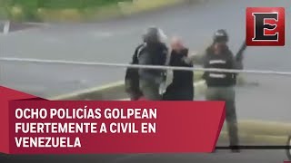 Brutalidad policiaca contra civiles en Venezuela