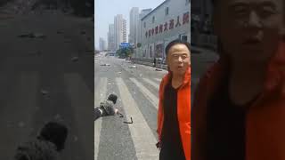 [非車cam] 大連車禍！事後一片狼藉 | China Post-Car Accident Footage