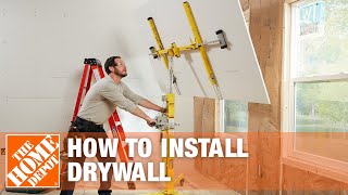 How to Hang Drywall – Drywall Installation | The Home Depot