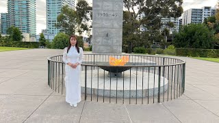 Box 208 Happy New Year 01/01/2025 . The Shrine Of Remembrance. Ngô Mai Thanh