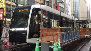 札幌市電 すすきの行 西4丁目仮停留所 Sapporo Streetcar Nishi-4chome sta.