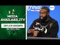 Jaylen Brown on BROTHERHOOD with Jayson Tatum | NBA Finals Practice