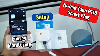 Tp-Link Tapo P110 16A Smart Plug Detailed Setup with Alexa \u0026 Google Assistant in Hindi