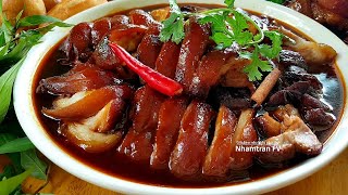 GIÒ HEO NẤU KIỂU PHÁ LẤU Phá lấu giò cách làm ngon như tiệm hợp đãi tiệc gia đình |Nhamtran FV