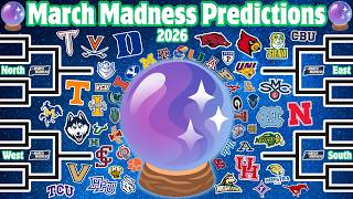 *PERFECT* FULL March Madness 2026 Tournament Bracket Predictions!