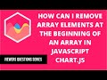 How can I remove array elements at the beginning of an array in Javascript? | Chart.js