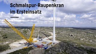 LR 1700-1.0W Schmalspur-Raupenkran beim Ersteinsatz | Liebherr