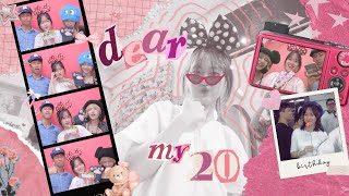 (birthday vlog) dear my 20 💌