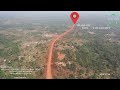 sunyani odumase to kwatire adantia badu road inspection in ghana 4k