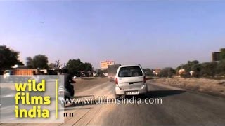 Driving from Kotputli to Behror, Rajasthan