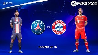 FIFA 23 - PSG vs Bayern Munich - UEFA Champions League 22/23 Round 16 | PS5™ Gameplay [4K60]