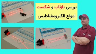 بررسی بازتاب و شکست امواج الکترومغناطیس