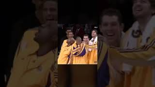 Lakers Bench Laughing After Shannon Brown Block