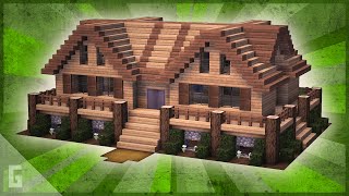 Deluxe Minecraft WOODEN Cabin Tutorial! (#20)