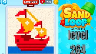Sand loop level 264 hard level Walkthrough Solution