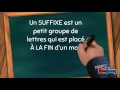 les préfixes et suffixes